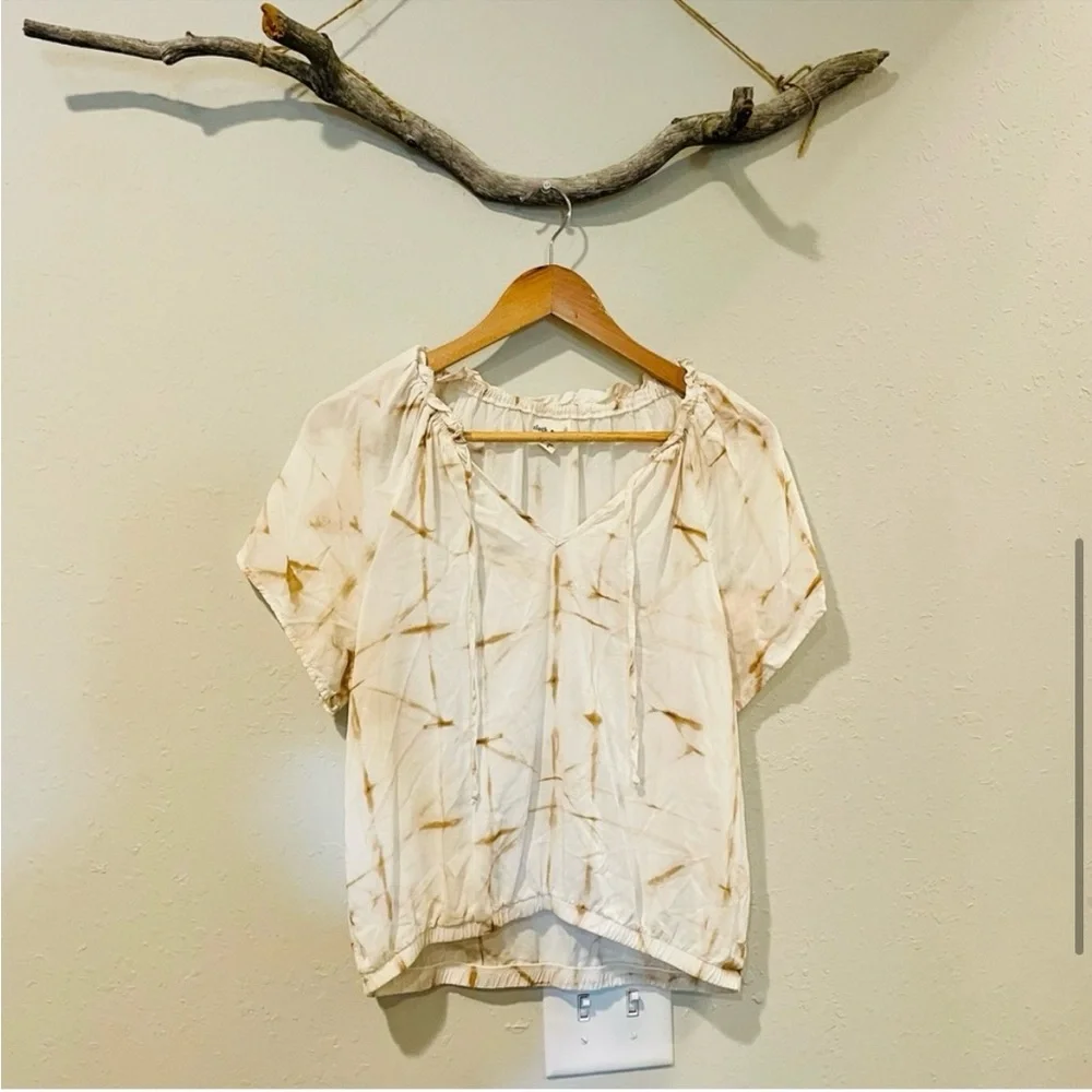 Anthropologie Cloth & Stone Peasant Blouse - Picture 5 of 9